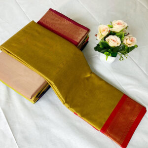 Enchanting Paithani Saree Gold Rani Color 6.30 Meter